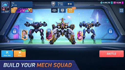 Screenshot 1 of Mech Arena v3.310.00 MOD APK (Unlimited Money/Gems/Menu)